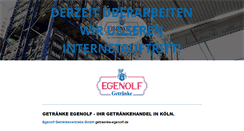 Desktop Screenshot of getraenke-egenolf.de